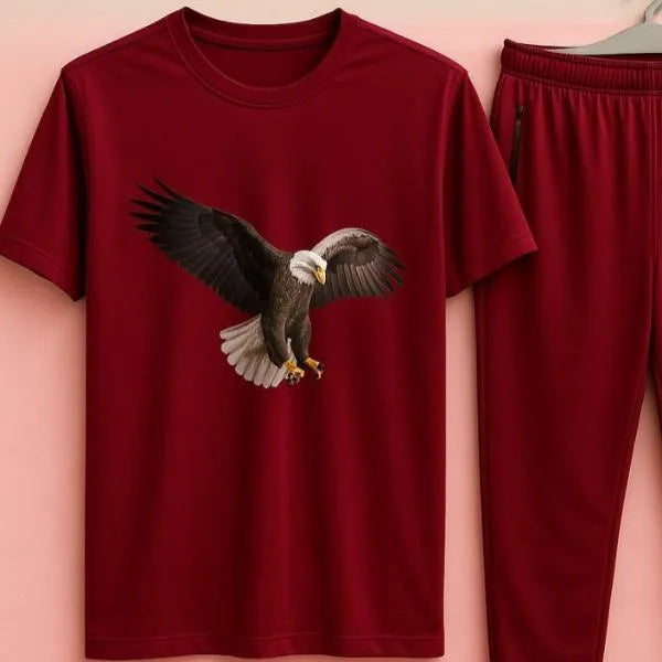 2 Pcs Men's Dri Fit Printed Track Suit