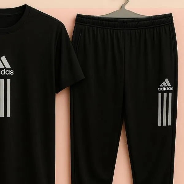 2 Pcs Men's Dri Fit Printed Track Suit