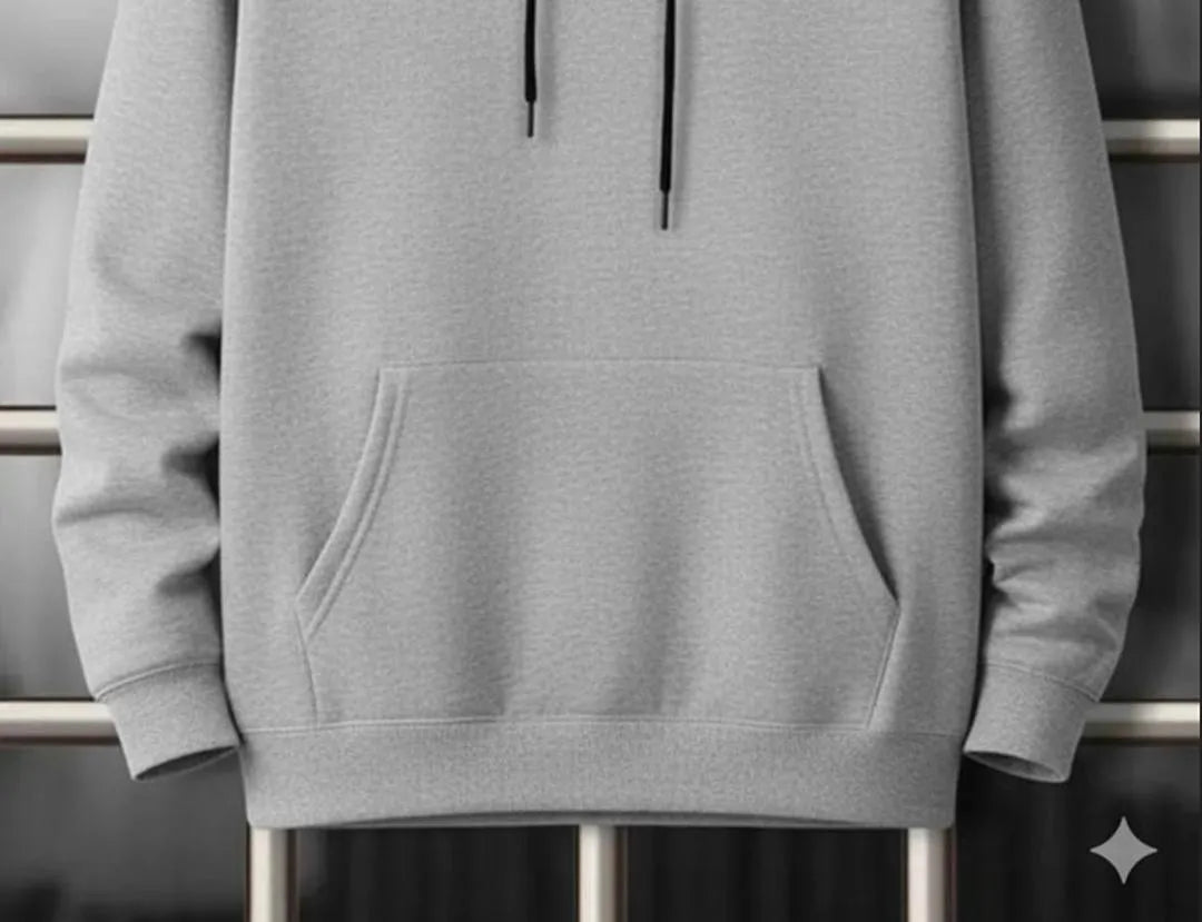 1 Pc Men's Cotton Printed Hoodie